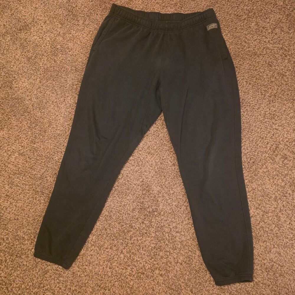 Eddie-bauer Men's Grey and Blue Joggers-tracksuits